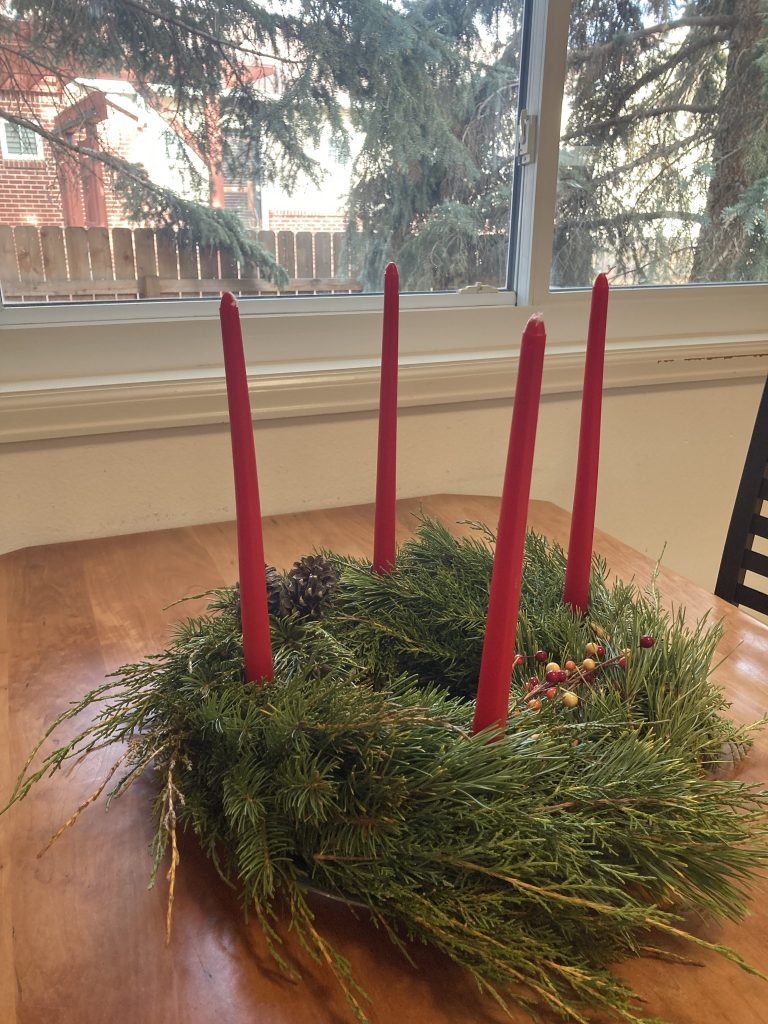The finished wreath